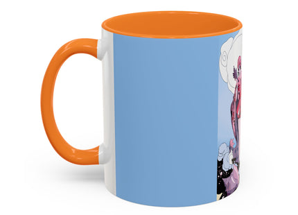 Goddess of the Swirling Sea Colorful Mugs (11oz, 15oz)