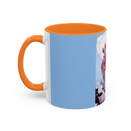 Goddess of the Swirling Sea Colorful Mugs (11oz, 15oz)