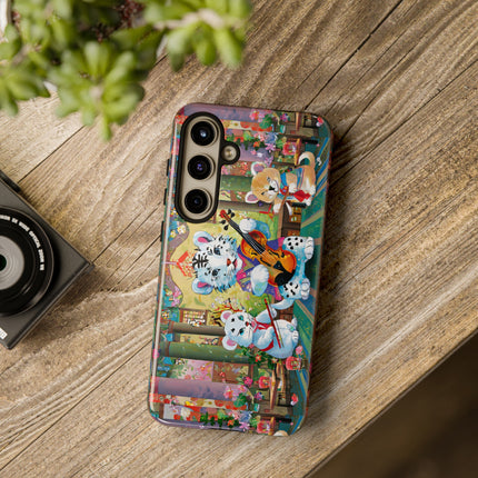 Melodies of the Snow Lion Cub Phone Cases