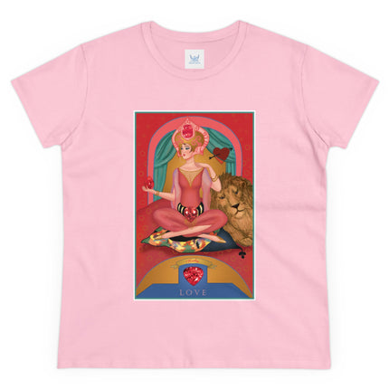 July & Ruby (from the Gem Series) by Sofia Chiostri Women's Midweight Cotton Tee