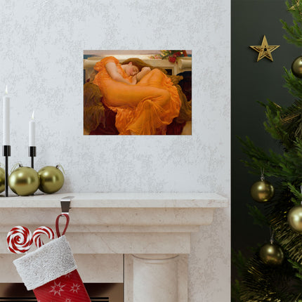 Flaming June by Frederic Leighton Matte Horizontal Posters