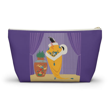Golden Robe Cosmetic Bag – Elegant Drama & Timeless Sophistication