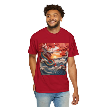 Emergence of the Dragon Unisex Garment-Dyed T-shirt