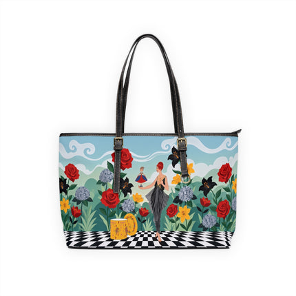 🌹🎭 The Lady Of The Little Dancer Shoulder Bag – Art Deco Floral Fantasy