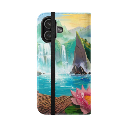 🐉💎 Wisdom's Guardian Flip Case – Dragon's Embrace & Eternal Wisdom