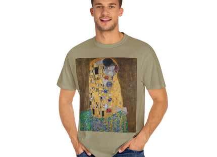 The Kiss by Gustav Klimt Unisex Garment-Dyed T-shirt