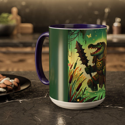 Swamp Tyrant Colorful Mugs (11oz, 15oz)