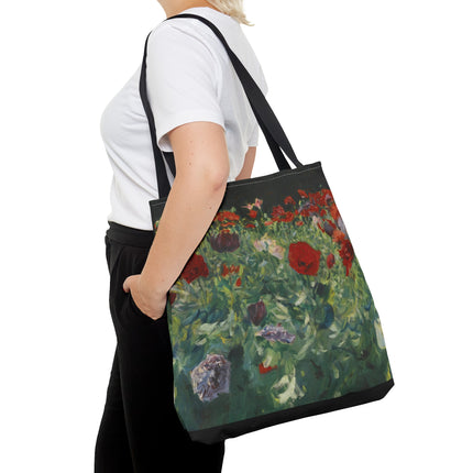 Poppies (A Study of Poppies for Carnation, Lily, Lily, Rose) by John Singer Sargent Tote Bag (AOP)