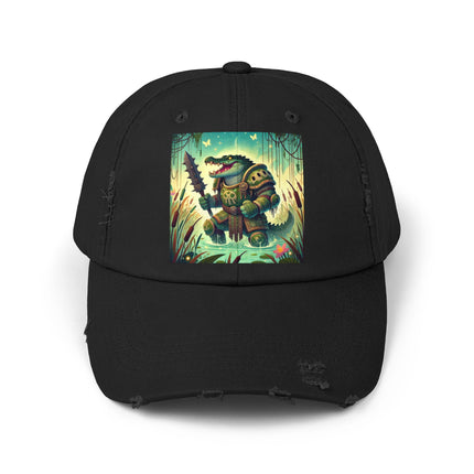 Swamp Tyrant Unisex Distressed Cap
