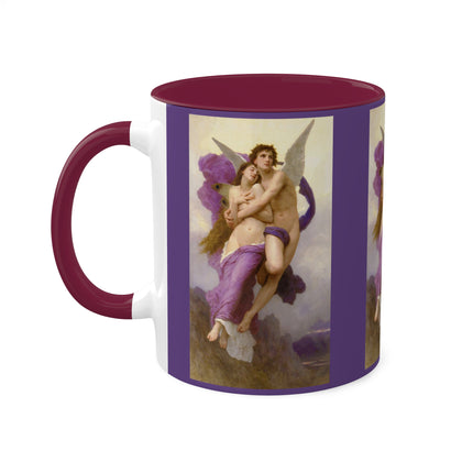 The Abduction of Psyche by William Bouguereau Colorful Mugs, 11oz