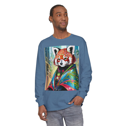 Cybernetic Red Panda Long Sleeve T-Shirt
