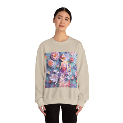 Aster Fairy Unisex Heavy Blend™ Crewneck Sweatshirt