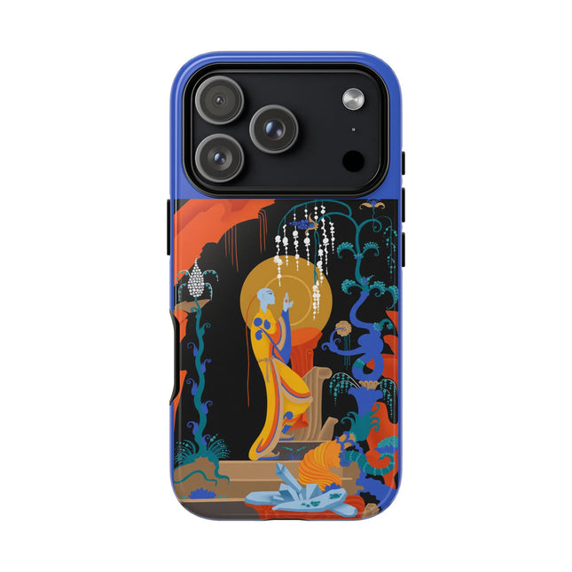 Mystic Oracle Phone Case – Sacred Glow & Eternal Grace