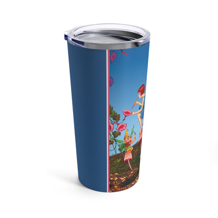 Periwinkle Painting the Petals by Ida Outhwaite Tumbler 20oz