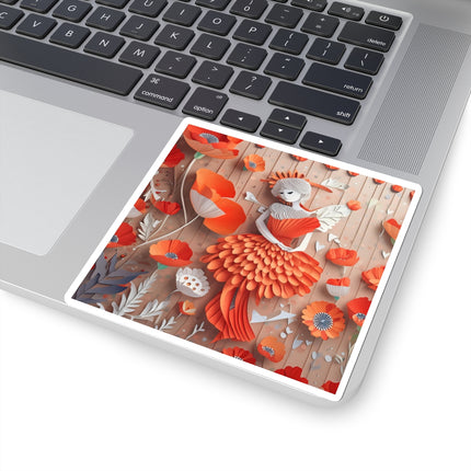 Poppy Fairy Kiss-Cut Stickers (4 Sizes)