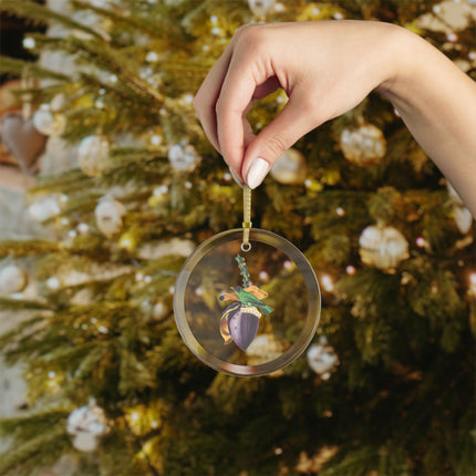 Treecreeper by Paul Gervais Glass Ornament