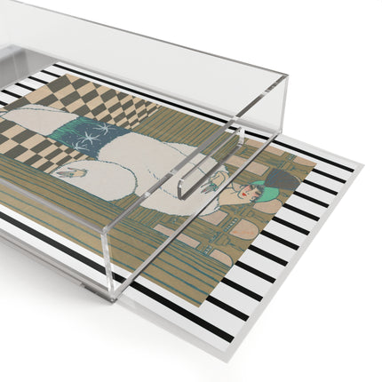 Les Hermines by Georges Lepape Acrylic Serving Tray