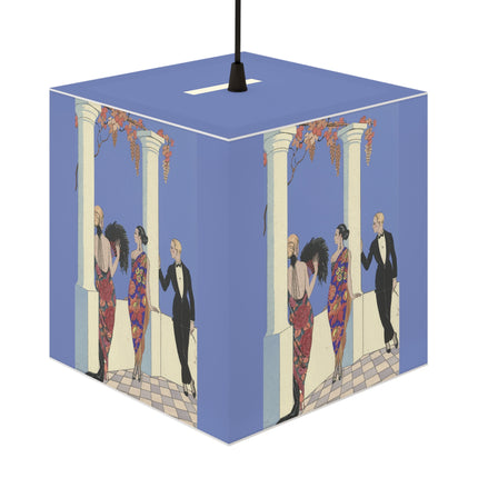 Le goût des châles by George Barbier Light Cube Lamp