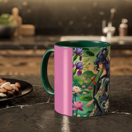 Fairy of the Koi Pond Colorful Mugs (11oz, 15oz)