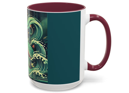 Mermaid Queen Rising from the Deep Colorful Mugs (11oz, 15oz)