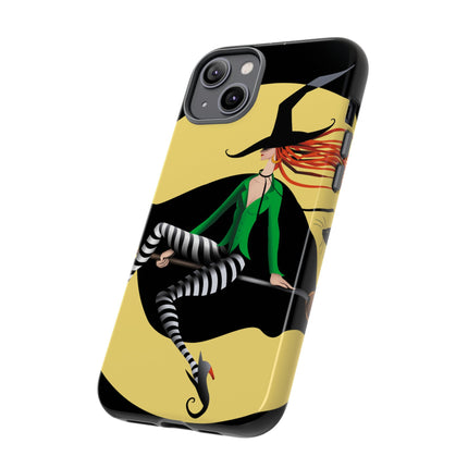 A Witch’s Moonlit Flight Phone Cases