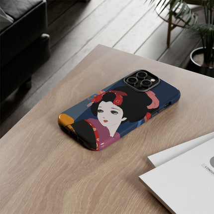 Geisha Portrait Phone Case – Elegant Beauty & Timeless Grace