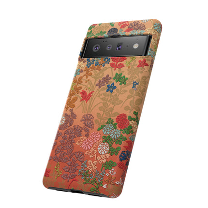 Ornamental Japanese Flower Pattern Phone Cases