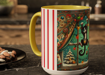 Mischief in Tinselland Colorful Mugs (11oz, 15oz)