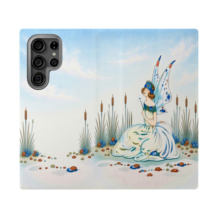 🧚🦋 The Jeweled Wing Fairy Flip Case – Art Deco Fairy Fantasy