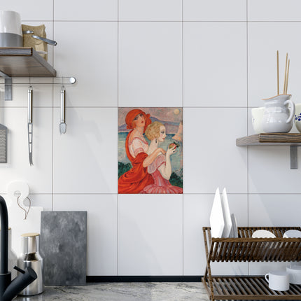 Sur la Route d'Anacapri by Gerda Wegener Ceramic Tile