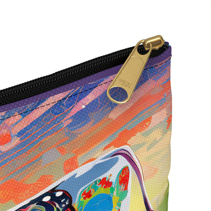Cyber Glitch Cow Pencil Case