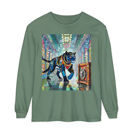 Cyber Panther's Hunt Long Sleeve T-Shirt
