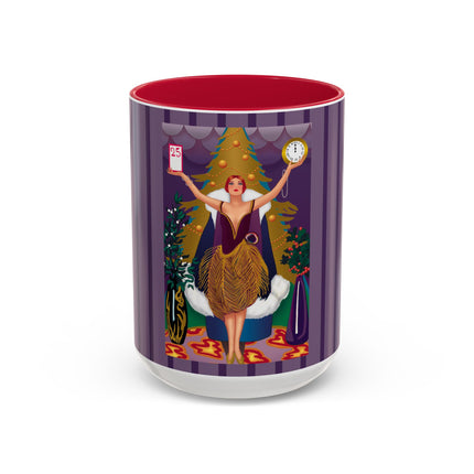 Countdown to Christmas Elegance Colorful Mugs (11oz, 15oz)