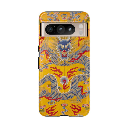 Majestic Dragon Regalia – Imperial 12-Symbol Robe Phone Cases