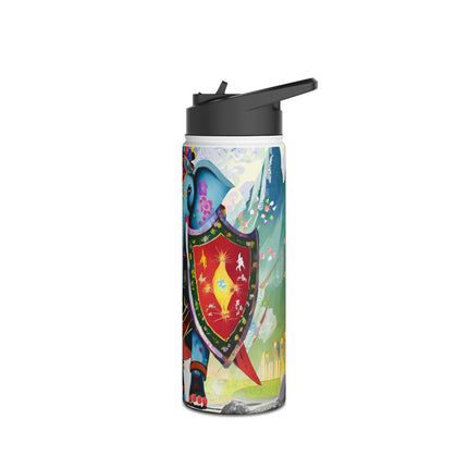 Cyberpunk Elephant Stainless Steel Water Bottle