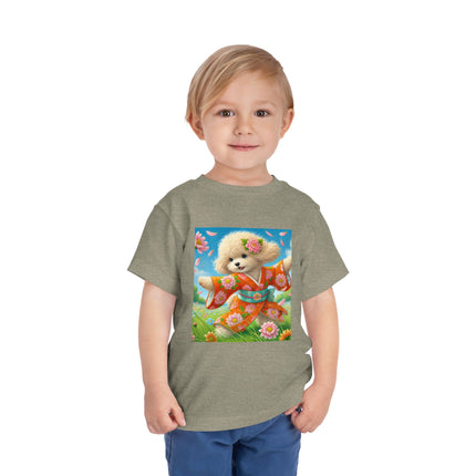 Chrysanthemum Meadow Play Toddler Short Sleeve Tee