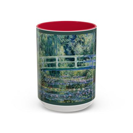 Water Lilies and Japanese Bridge by Claude Monet Colorful Mugs (11oz, 15oz)