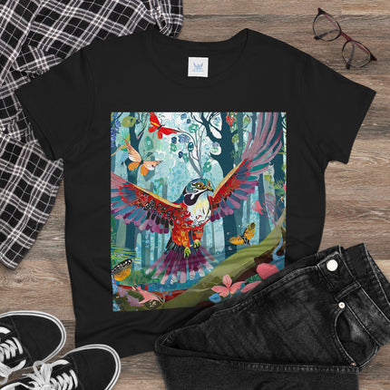 A Colorful Raptor Cotton Tee