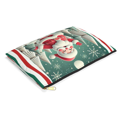 Santa's Joyful Night Accessory Pouch