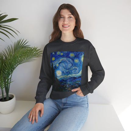 The Starry Night by Vincent Van Gogh Heavy Blend™ Crewneck Sweatshirt