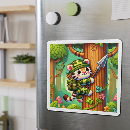 Stealthy Stripes Die-Cut Magnets (5 Sizes)
