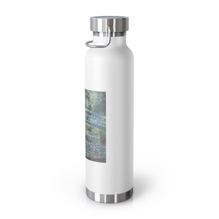 Water Lilies and Japanese Bridge by Claude Monet Copper Vacuum Insulated Bottle, 22oz