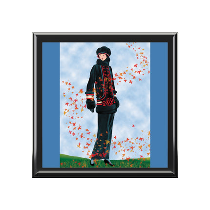 Elegance in Autumn Jewelry Box