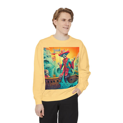 Skeleton Crew of the Misty Seas Unisex Garment-Dyed Sweatshirt