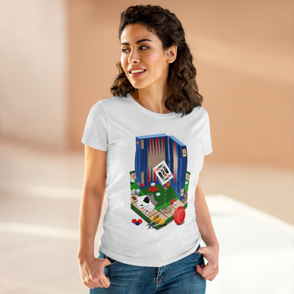 Games Unleashed Women's Midweight Cotton Tee