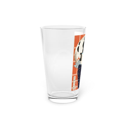 The Actor Bandō Hikosaburō V and the Mo troupe by Tsukioka Yoshitoshi Glass, 16oz