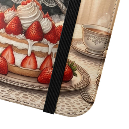 🍓🐱 The Patisserie Kitten Flip Case – Sweet Charm & Storybook Delight
