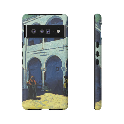Courtyard of Moroccan Riad by George Gaudion Phone Cases