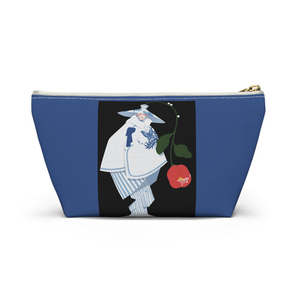 Blue & White Porcelain Geisha Cosmetic Bag – Quiet Elegance & Timeless Grace