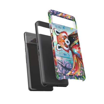 Cybernetic Red Panda Phone Cases